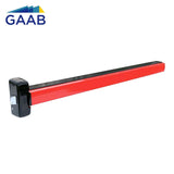 GAAB T300-00B Rim Panic Exit Device UNE EN-1125 Modular and Reversible Single Doors 33 Red