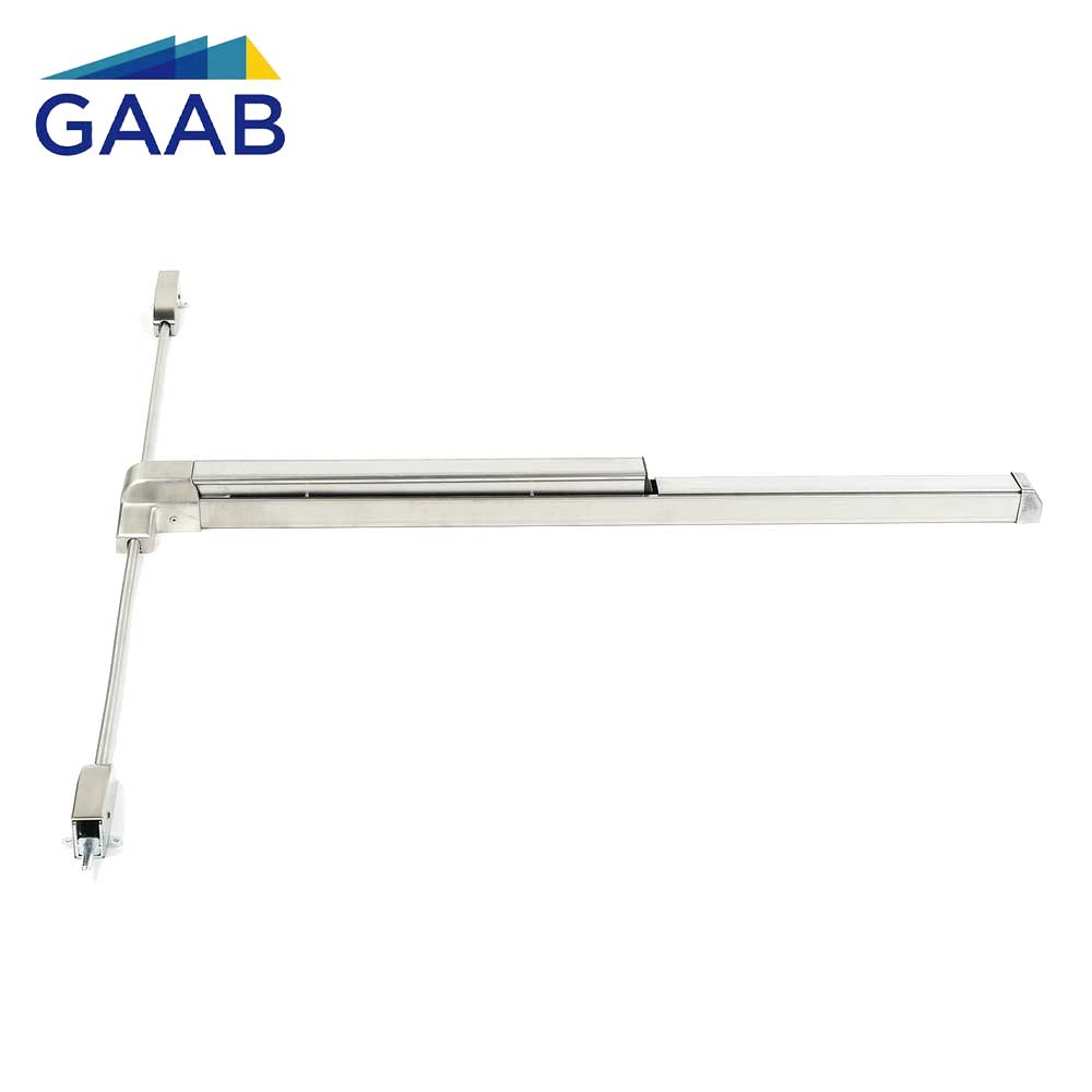 GAAB T342-04 Vertical Rod Panic Exit Device UL 10C - 2 Point Latching Steel painted 3 Hours Fire Rated - Grade 1