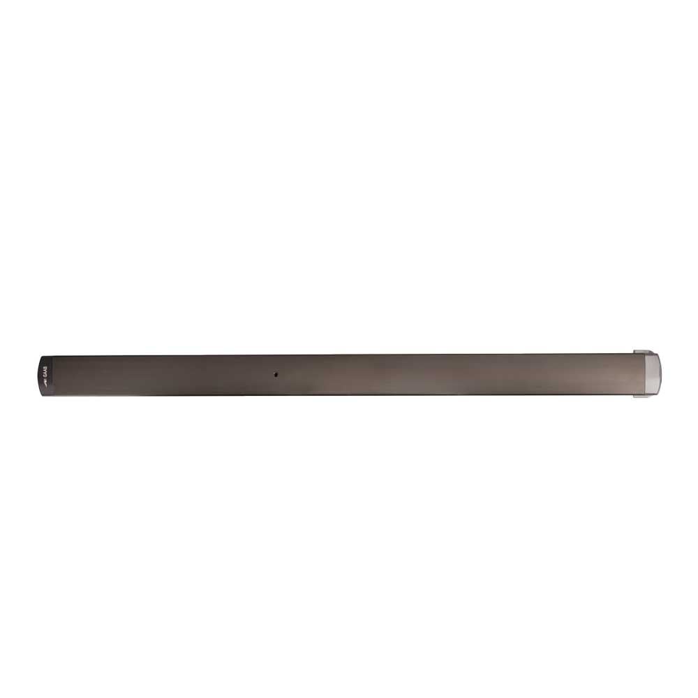 GAAB T352L12S Concealed Vertical Rod Exit Device Modular and Reversible with Switch Up to 48 Doors - Dark Bronze Anodized