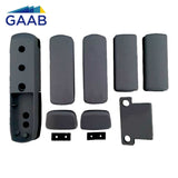 GAAB T373-01 Holder Kit Rim Panic Exit Device Glass Door Installation Kit For Double Leaf Door - Black