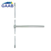 GAAB T393-04 Vertical Rod Exit Device UL 305 3 Point Latch Modular and Reversible Up to 48" Satin Chrome