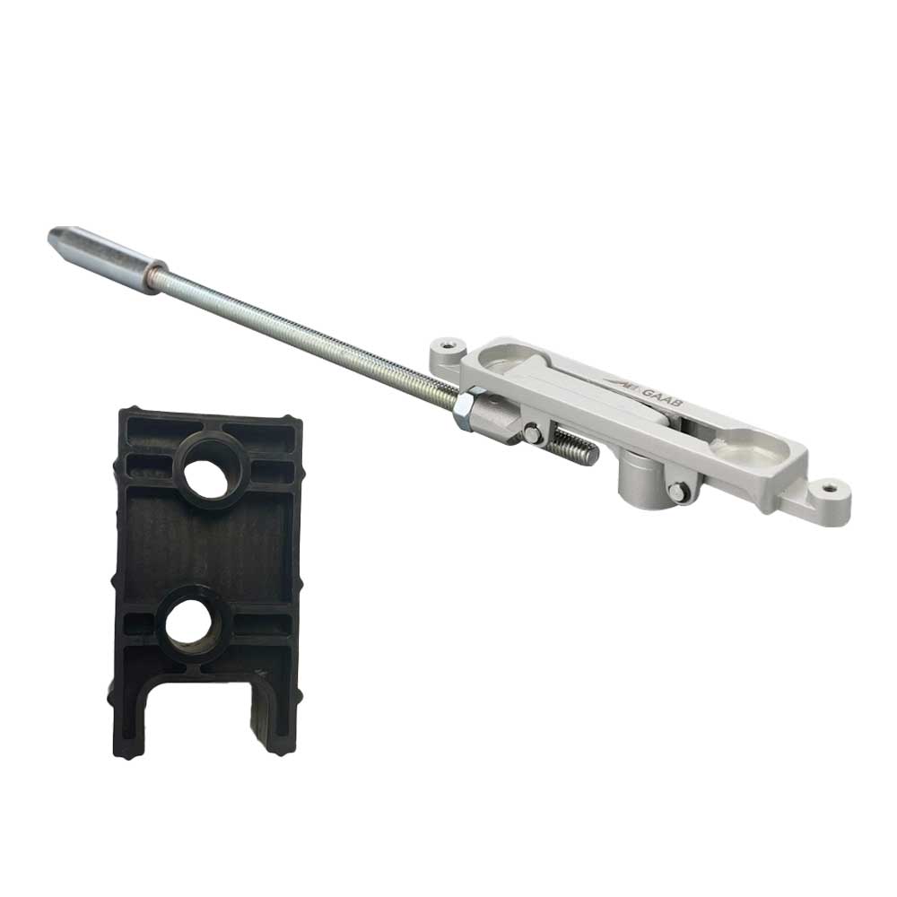 GAAB T511-04 Flash Bolt Manual Lock For Hinged Doors & Sliding Doors - Grey