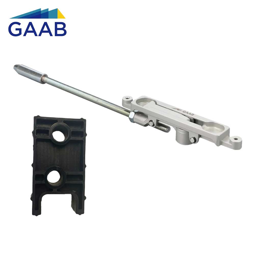 GAAB T511-04 Flash Bolt Manual Lock For Hinged Doors & Sliding Doors - Grey