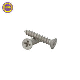 GKL  9/11 Oversized Residential Hinge Screws Satin Nickel (100 Packs)