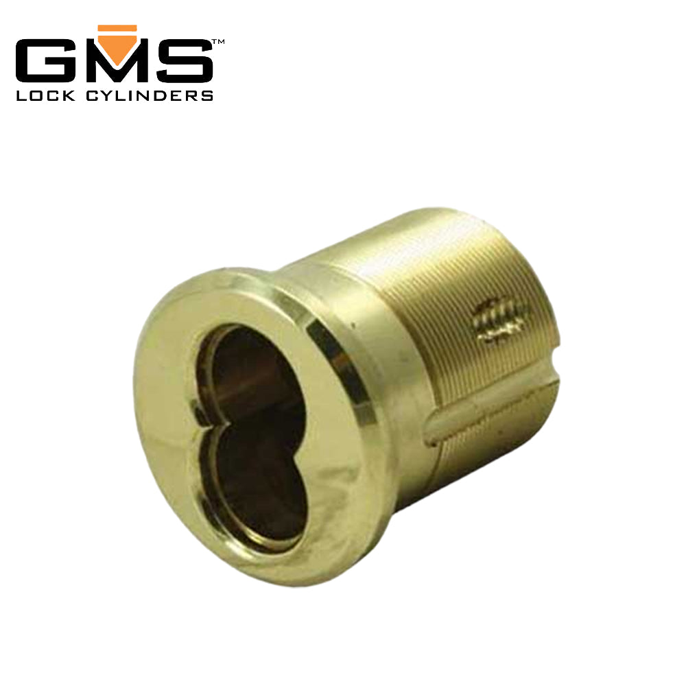 GMS - SFIC Mortise Housing - 1-2/5 - 7-Pin - 3 - Polished Brass - AR Cam - (Adams Rite)