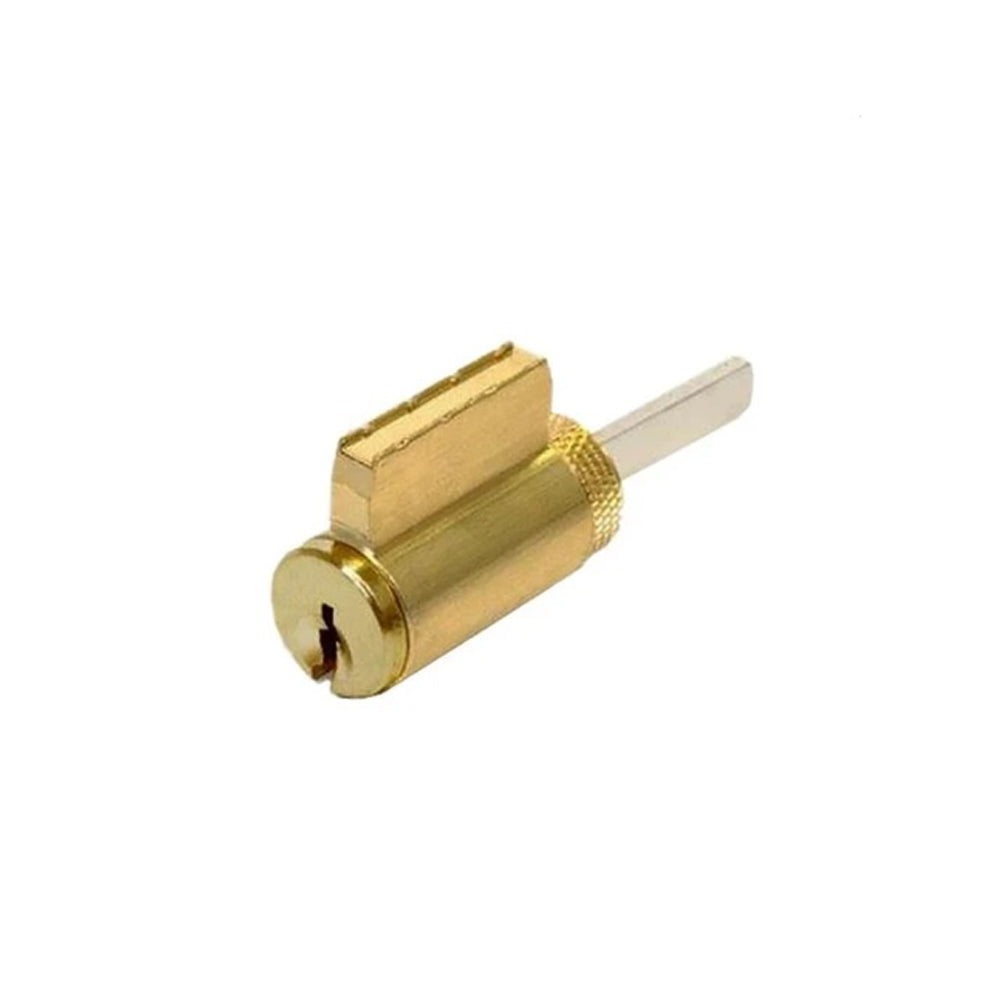 GMS KIK Cylinder - w/ Multi-Tailpiece - 5-Pin - US3 - Polished Brass