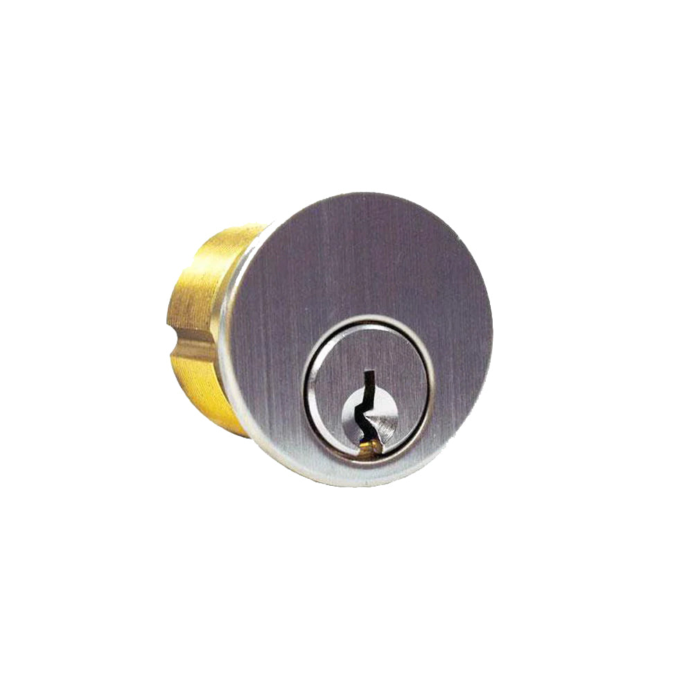 GMS Mortise Cylinder - 1" - 5-Pin - US26D - Satin Chrome - CB - (Corbin 60)