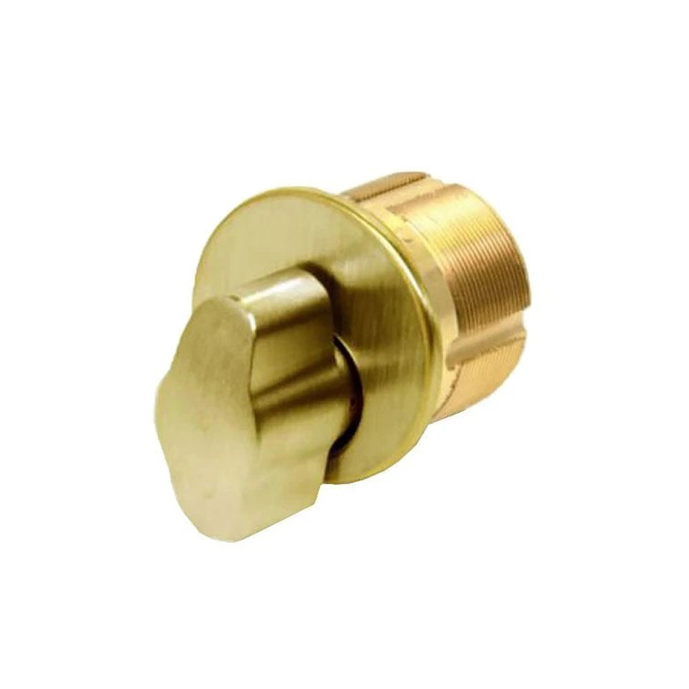 GMS Thumb-Turn Mortise Cylinder - 1 - US3 - Polished Brass