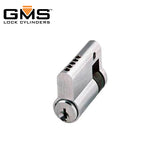 GMS Profile Cylinder - Single-Sided - SC1 - US26D - Satin Chrome