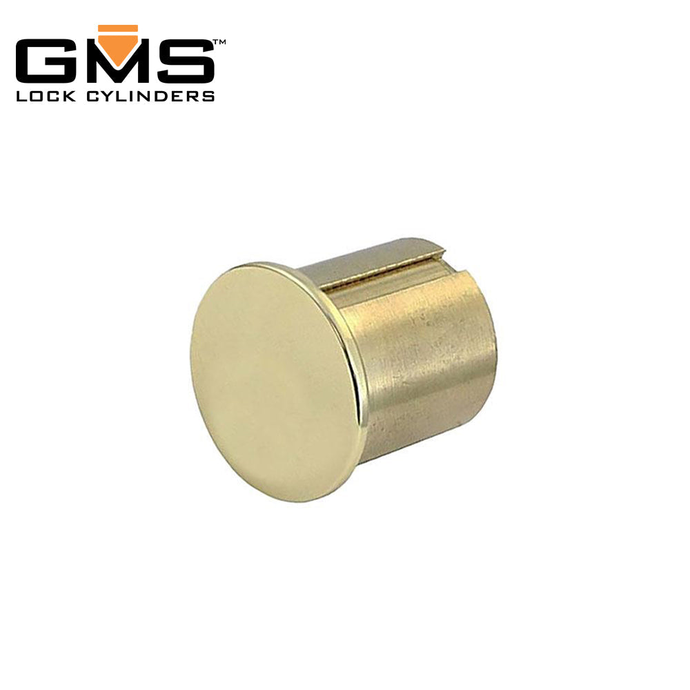 GMS Dummy Rim Cylinder - 1-1/8" - US3 - Polished Brass