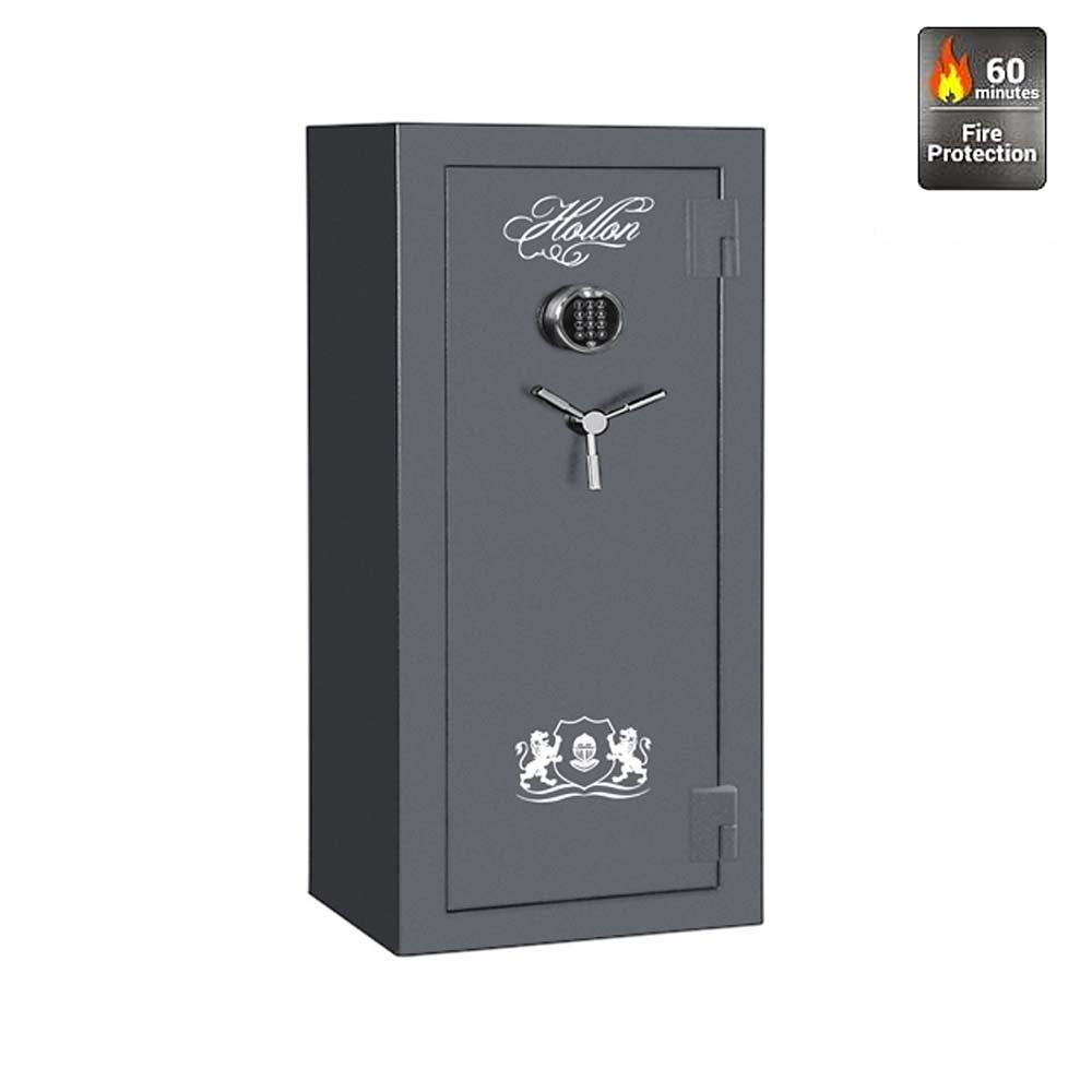 Hollon CS-24E 75 Minutes Fire Resistance Crescent Shield Series Electronic Keypad Lock Gun Safe