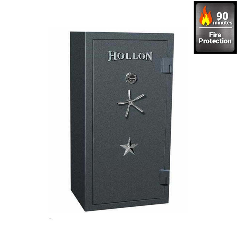 Hollon RG-22C Dial Combination Lock Republic Gun Safe 22 Long Gun Capacity (Charcoal)