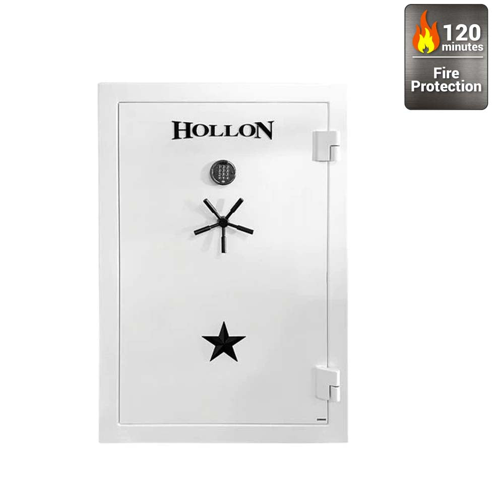 Hollon RG-39E Republic Series 2 Hours Fireproof Gun Safe Electronic Lock (White)