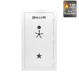 Hollon RG-42E Electronic Lock Republic Gun Safe 42 Long Gun Capacity (White)