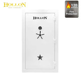 Hollon RG-42E Electronic Lock Republic Gun Safe 42 Long Gun Capacity (White)