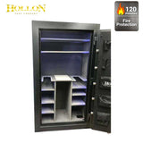 Hollon RG-42E Electronic Lock Republic Gun Safe 42 Long Gun Capacity (Charcoal)