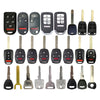 AKS KEYS Aftermarket Starter Pack with 25 Honda Remotes, Shells, Key Blanks, Blades and Transponder Keys