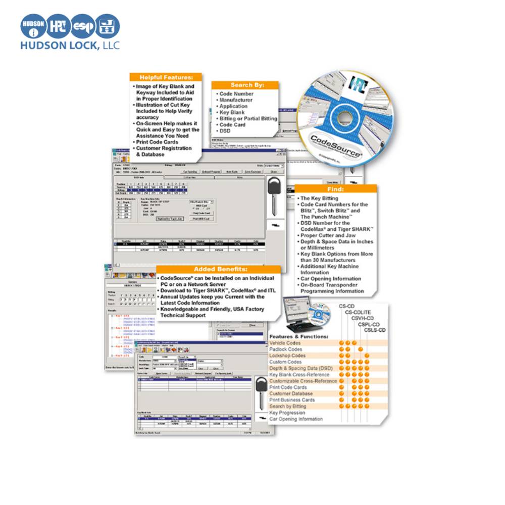 Hudson Lock CS-CD CodeSource Plus, Full Version CD