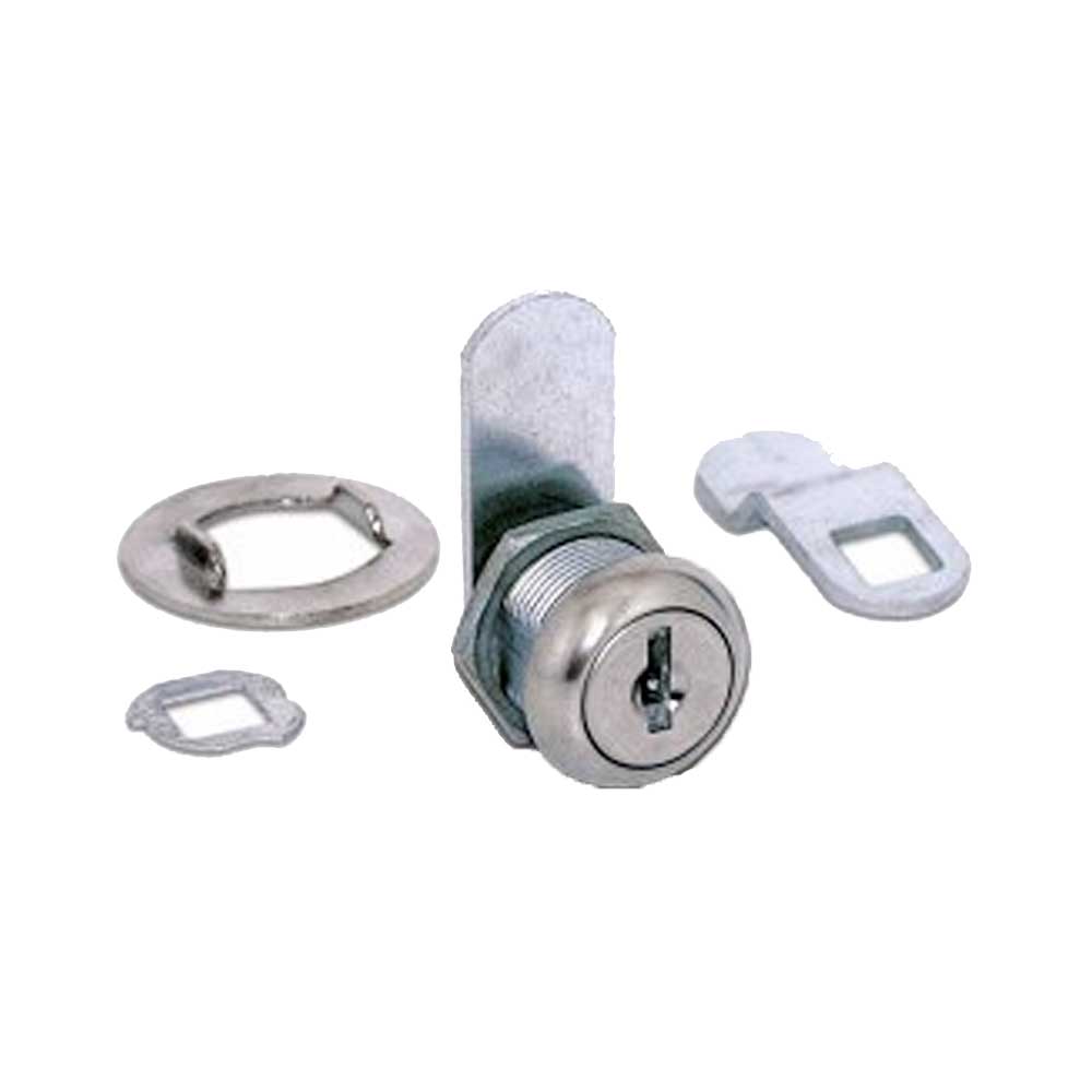 Hudson Lock 5/8" Cam Lock KA 202, Stainless Steel Appearance