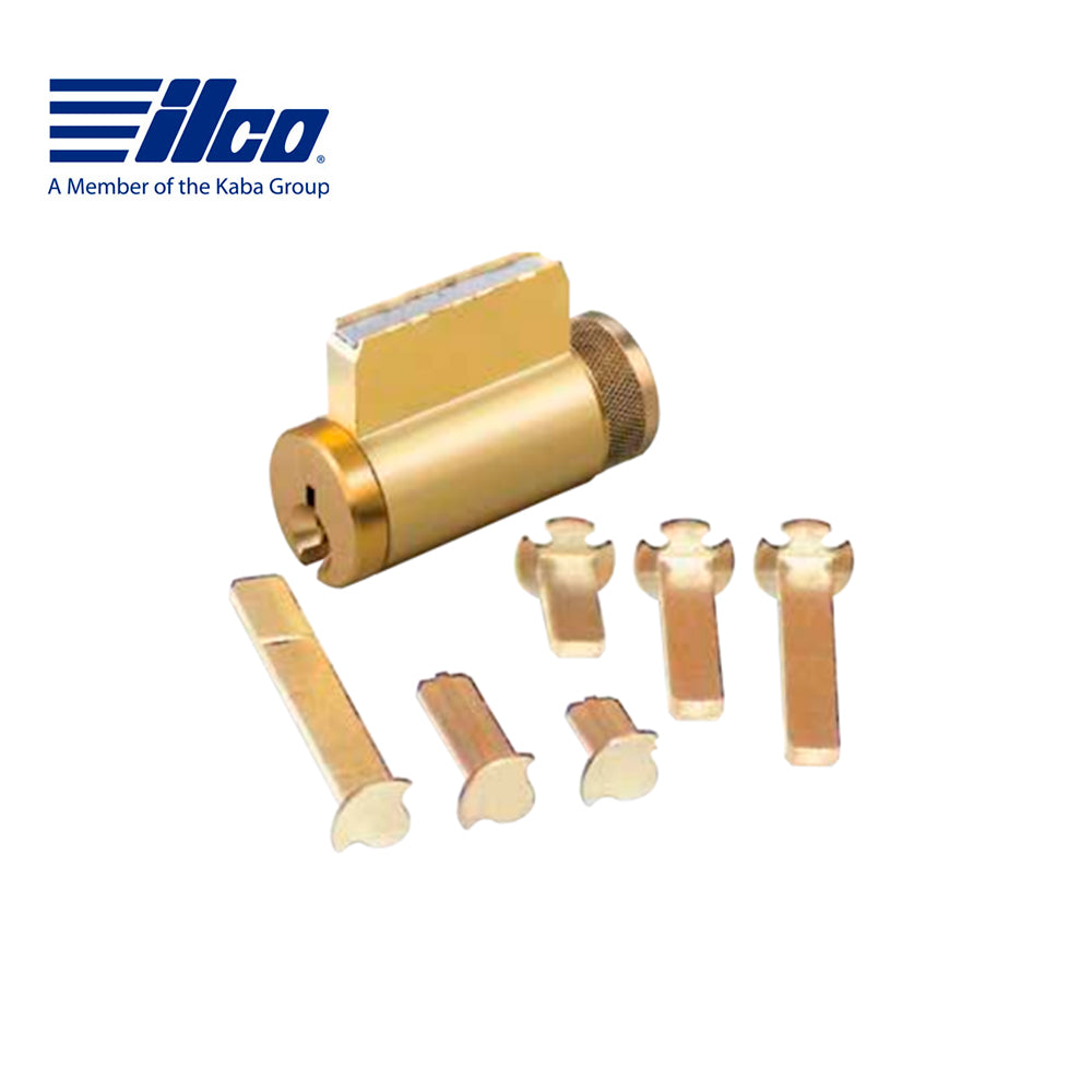 ILCO - 15995 - Key-In-Knob Cylinder - Zero Bitted - Schlage C - 04 - Satin Brass - Grade 1