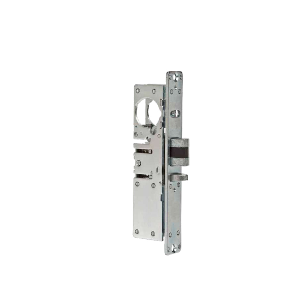 ILCO - 451 Deadlatch Mortise Lock - 31/32 Backset - Right-Handed - Flat Faceplate - Clear/Dark Bronze