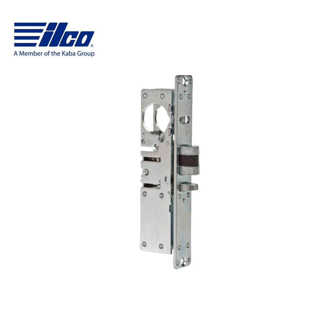 ILCO - 451 Deadlatch Mortise Lock - 31/32 Backset - Right-Handed - Flat Faceplate - Clear/Dark Bronze