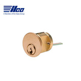 ILCO - 7075 - RIM Cylinder - 5 Pin - 1 1/8" - Segal 9 - KD - 03 - Bright Brass - Grade 1