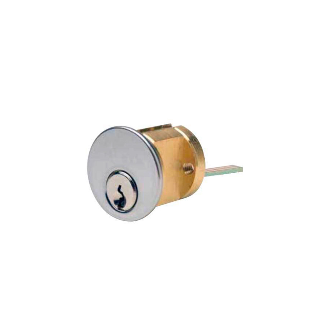 ILCO - 7075 - RIM Cylinder - 5 Pin - 1 1/8" - Kwikset - KD - 26D - Satin Chrome - Grade 1