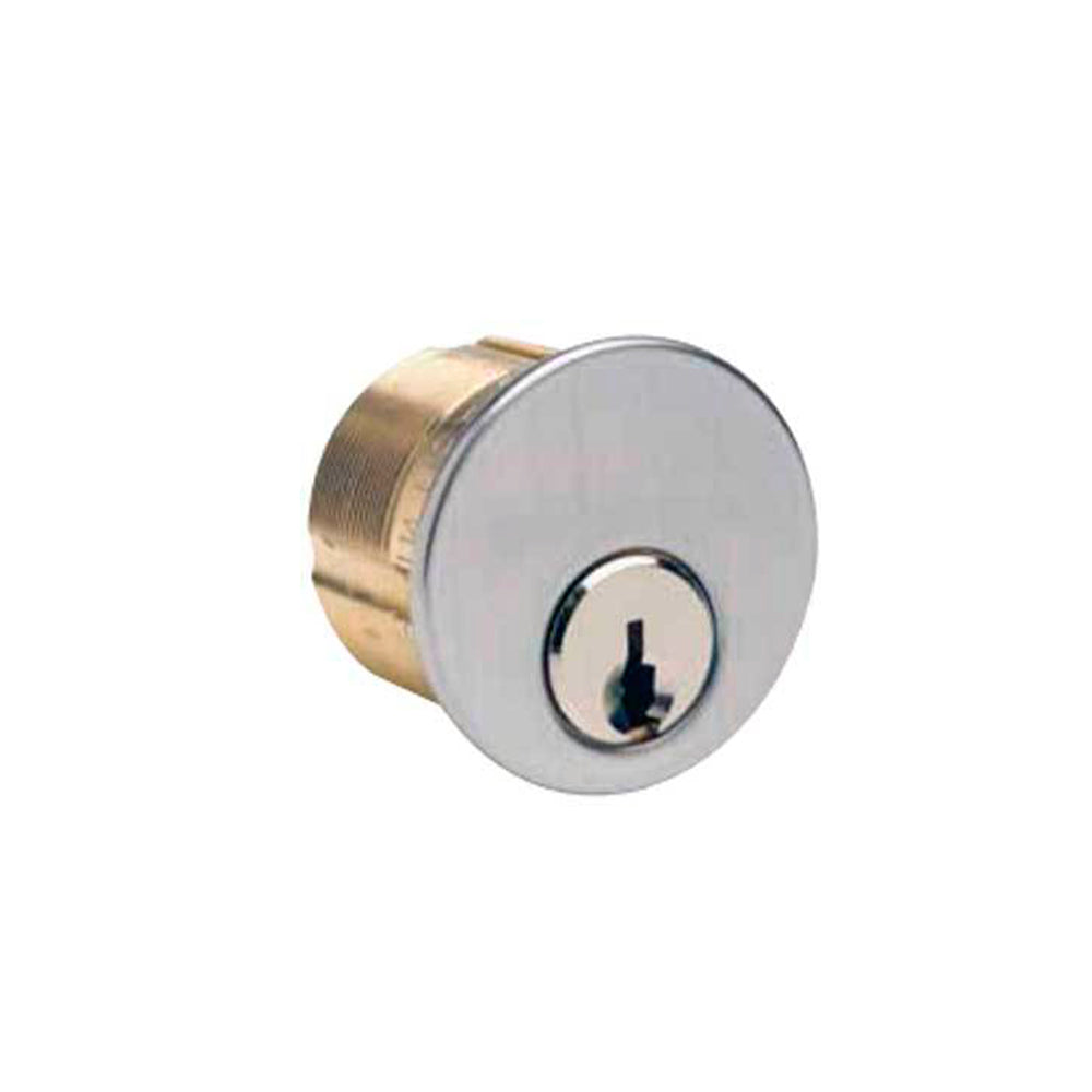 ILCO - 7155 - Mortise Cylinder - 5 Pin - 1 5/16" - Schlage C - Standard Cam - KA2 - 26D - Satin Chrome - Grade 1