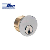 ILCO - 7155 - Mortise Cylinder - 5 Pin - 1 5/16" - Schlage C - Standard Cam - KA2 - 26D - Satin Chrome - Grade 1