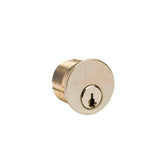 ILCO - 7185 - Mortise Cylinder - 5 Pin - 1 1/8" - Schlage C - Standard Cam - KA2 - 03 - Bright Brass - Grade 1