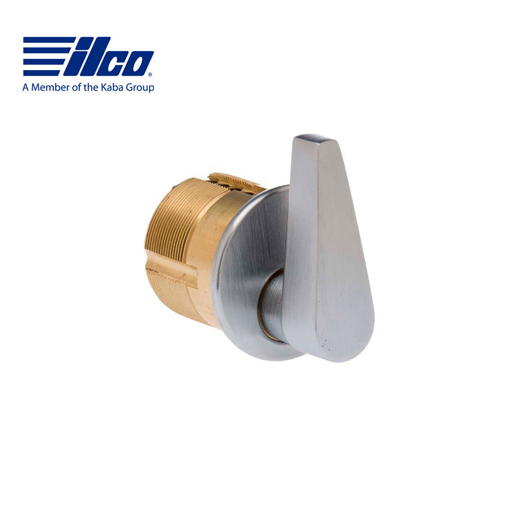 Ilco ADA-7161TK2-26D Turn Knob Mortise Cylinder - 1" - Adams Rite Cam 863A - 26D - Satin Chrome