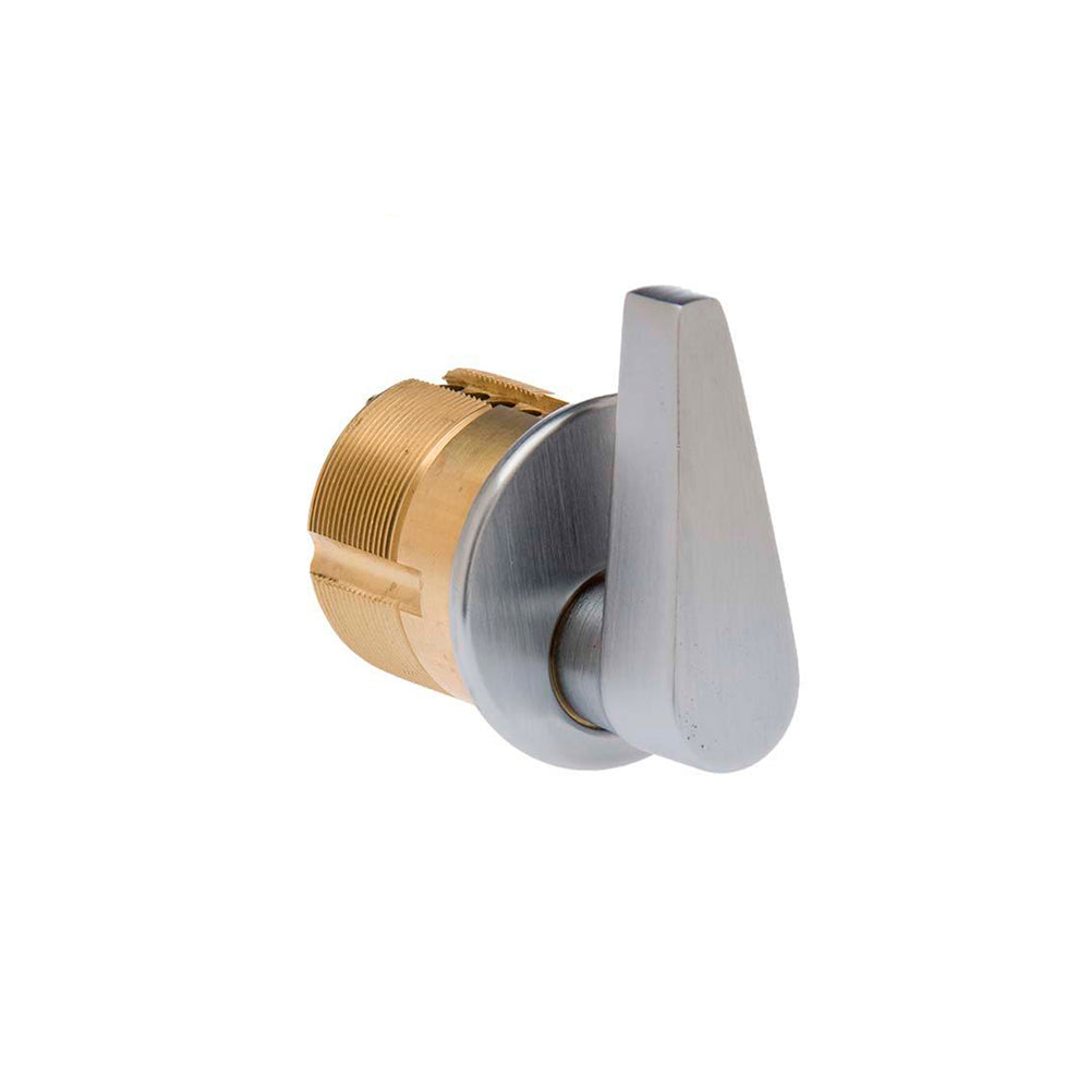 Ilco ADA-7181TK1-26D Turn Knob Mortise Cylinder - 1-1/8 - Standard Cam 863G - 26D - Satin Chrome