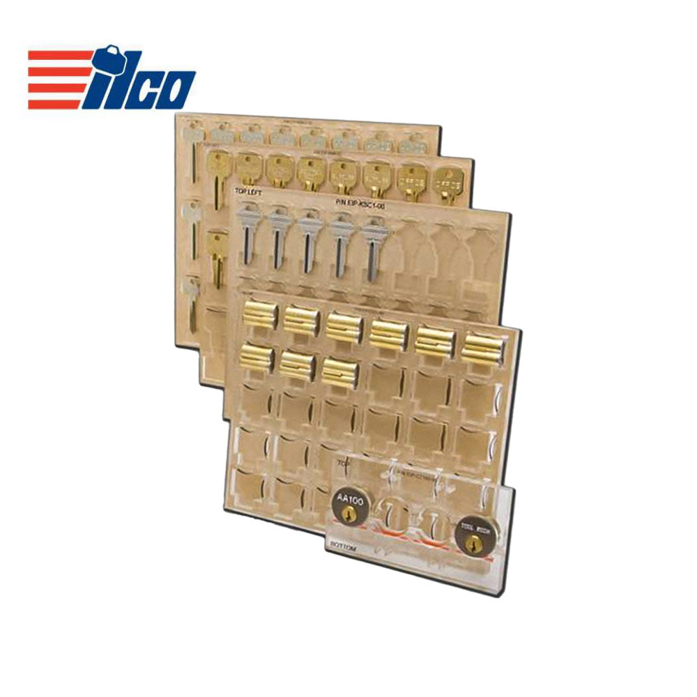 ILCO EIP-KH42 Schlage Everest/Primus Head Style (Blade Width .340) Key Holder - Holds 21 Keys for Engrave-It Pro Machine