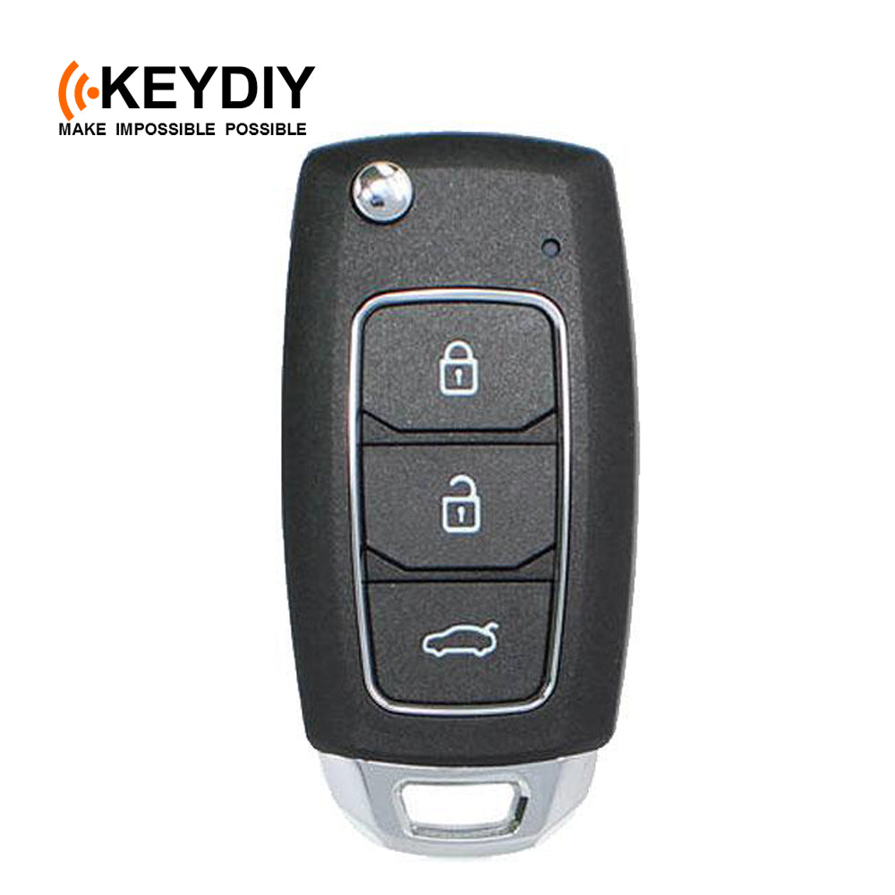 KEYDIY - Hyundai Style 3B Universal Key Fob w/ Integrated Chip (NB28)