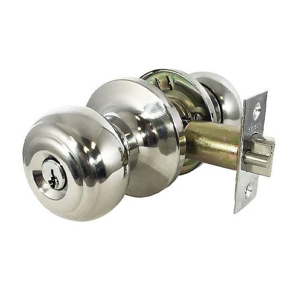 Kenaurd Knobset Entrance Lock Bright Chrome KEL01-BC-KW1