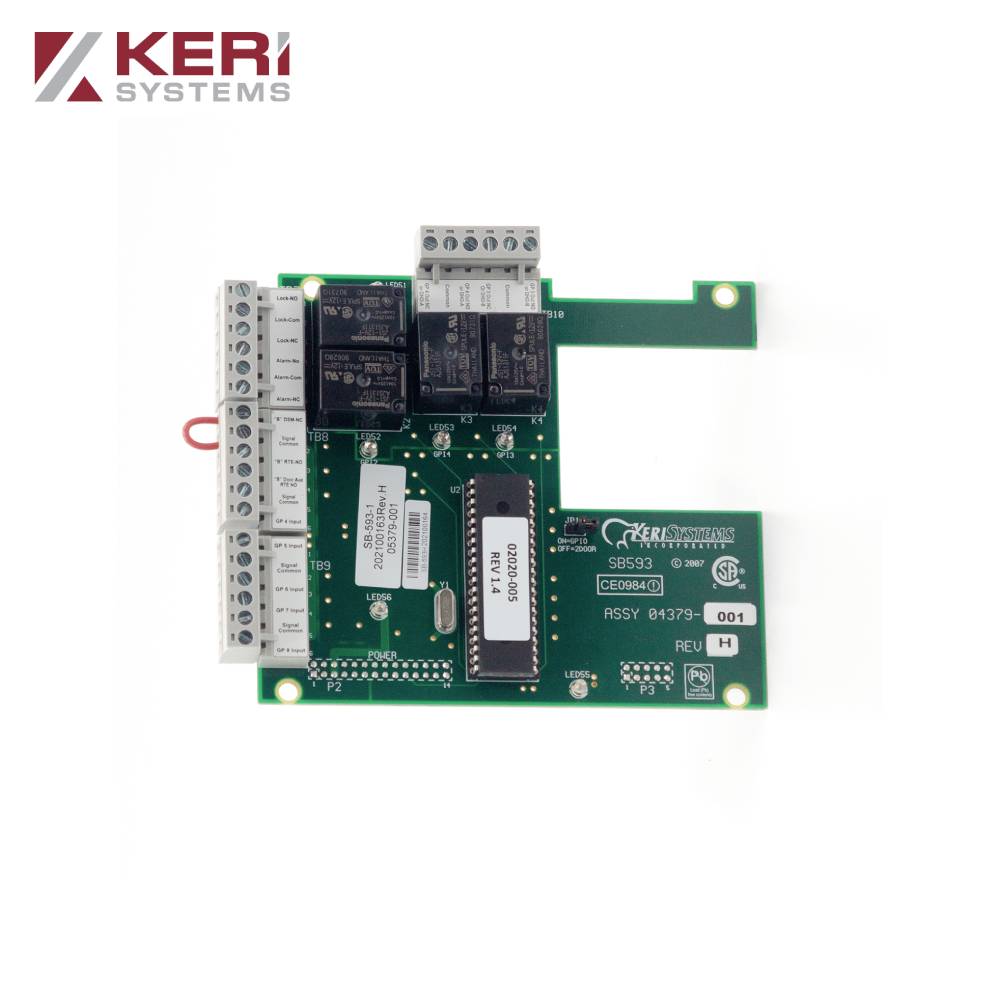 Keri Systems - PXL-500W Satellite Expansion Board for Tiger II Controllers - Wiegand Type Readers