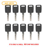 2001 - 2006 Audi key Shell / HU66 (10 Pack)