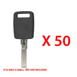 2001 - 2006 Audi key Shell / HU66 (50 Pack)