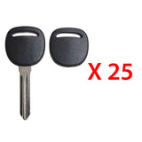 2005 - 2017 GM Key Shell  B111PT / Z Keyway (25 Pack)