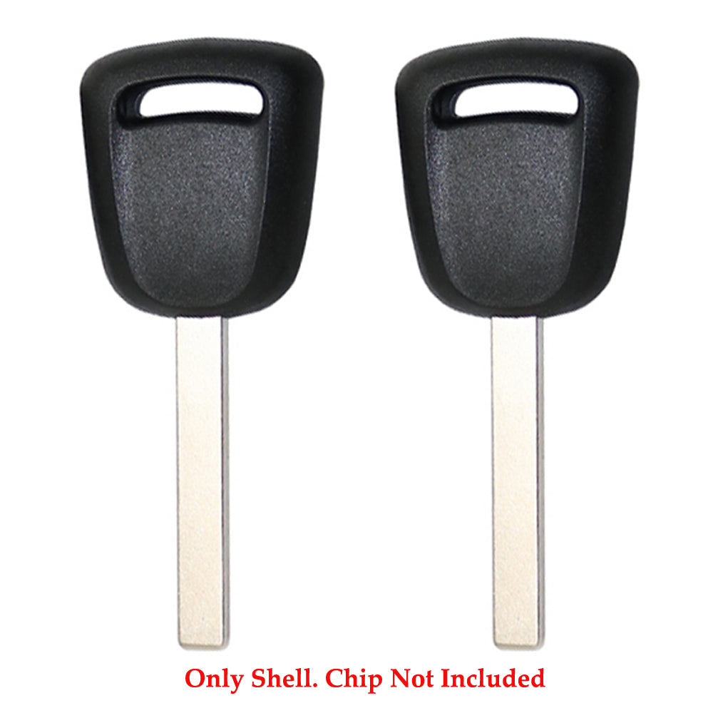 2010 - 2019 Buick Chevrolet GMC Transponder Key Shell 8 - 10 Cuts - HU100 (2 Pack)