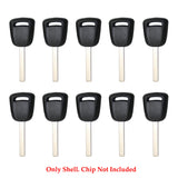 2010 - 2019 Buick Chevrolet GMC Transponder Key Shell 8 - 10 Cuts - HU100 (10 Pack)