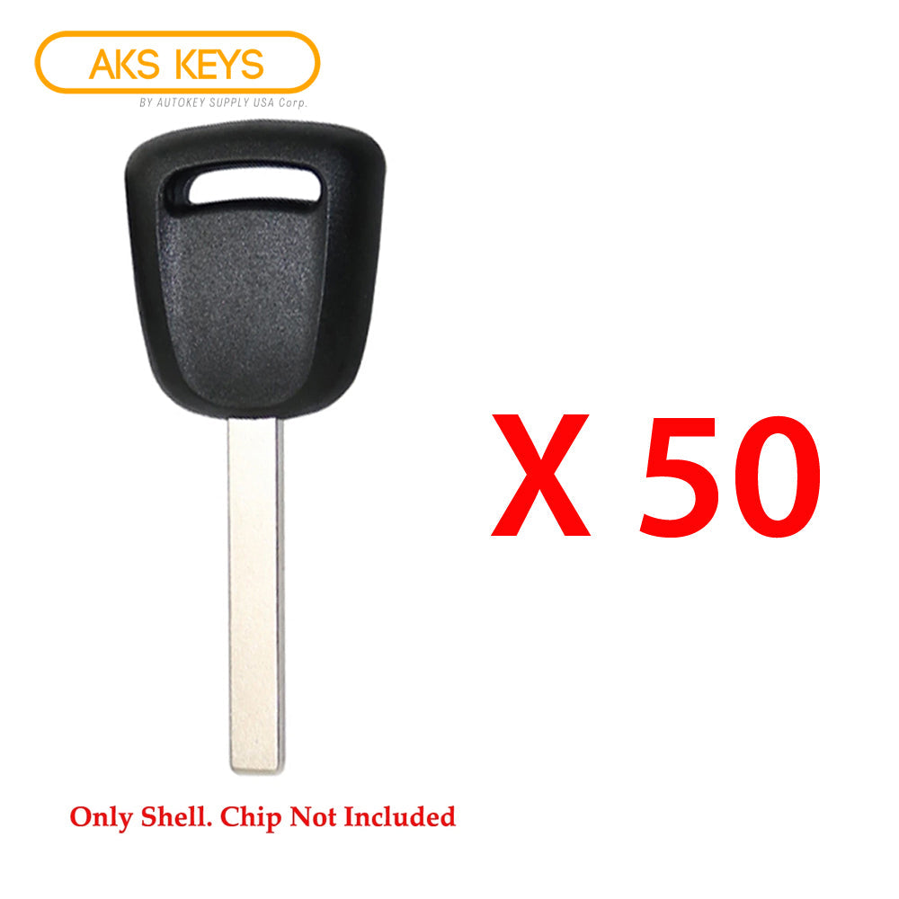 2010 - 2019 Buick Chevrolet GMC Transponder Key Shell 8 - 10 Cuts - HU100 (50 Pack)