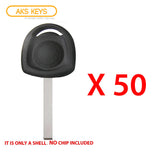 2010 - 2016 GM Transponder Key Shell (50 Pack)