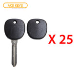 2005 - 2017 GM Key Shell  B111PT / Z Keyway  - Circle+ (25 Pack)