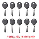 1998 - 2014 Chrysler Dodge Jeep Transponder Key Shell - Y159 (10 Pack)