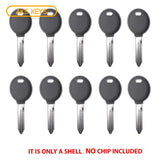 1998 - 2014 Chrysler Dodge Jeep Transponder Key Shell - Y159 (10 Pack)