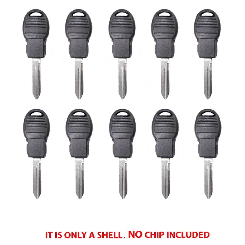 2008 - 2017 Chrysler Dodge Jeep VW Key Shell  "POD" - Y170-PT (10 Pack)