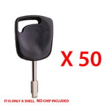 2000 - 2008 Jaguar Ford Transponder Key Shell - FO21T7 -Tibbe (50 Pack)