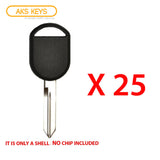 2000 - 2013 Ford Key Shell - H75 (25 Pack)